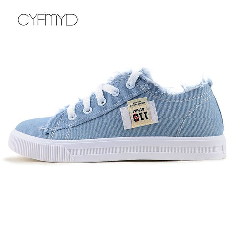 Women flats shoes size 4.5-8.5 spring/autumn 2019 new style comfortable canvas shoes rubber women sneakers sapato feminino